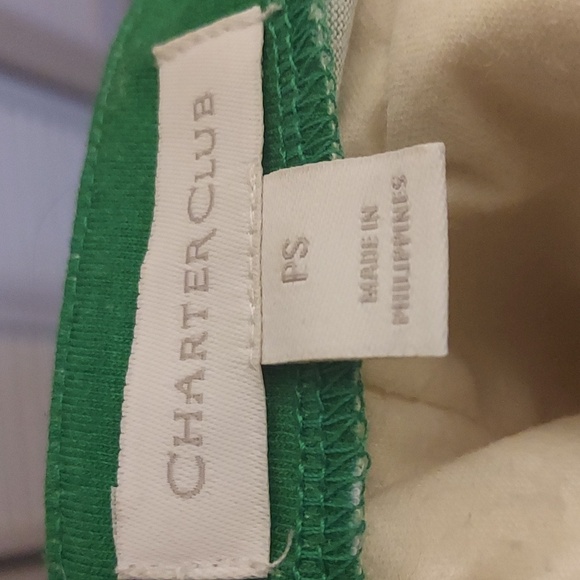 Charter Club Green Floral Blouse - Picture 6 of 6